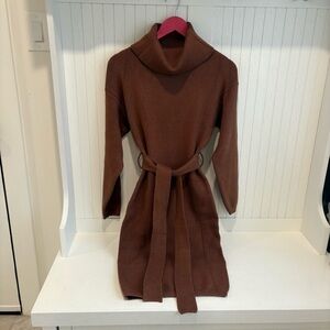 Fashion Nova Cowl Neck Sweater Dress